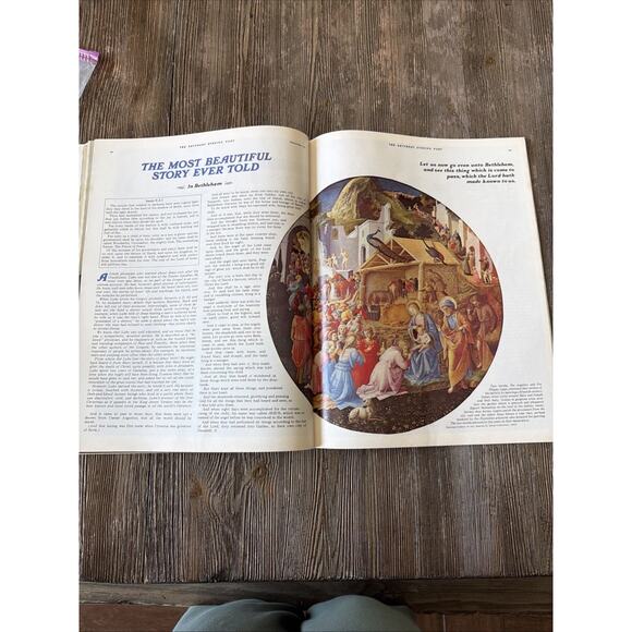 1939 DEC 16 Christmas Santa NORMAN ROCKWELL SATURDAY EVENING POST magazine print - Picture 9 of 10